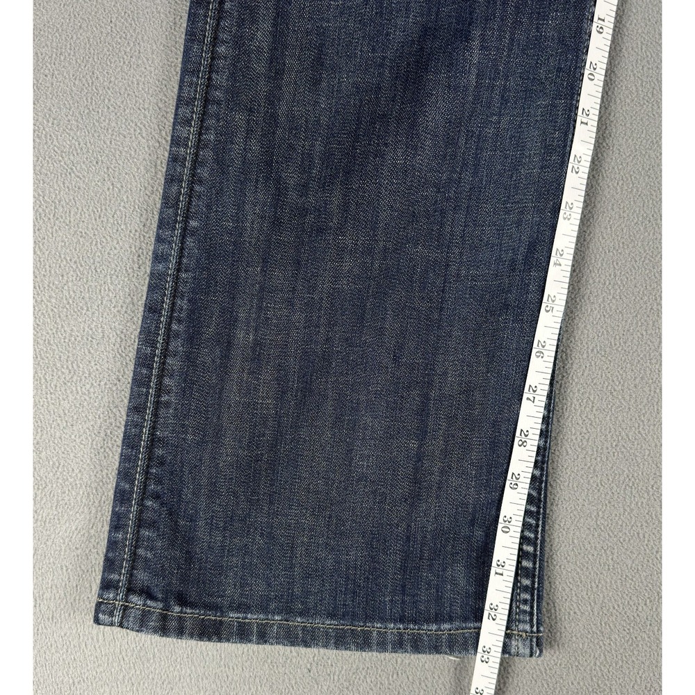 Tin Haul Jeans 34x33 Blue Bootcut Distressed Whiskered Cowgirl Western Rodeo - Picture 9 of 14